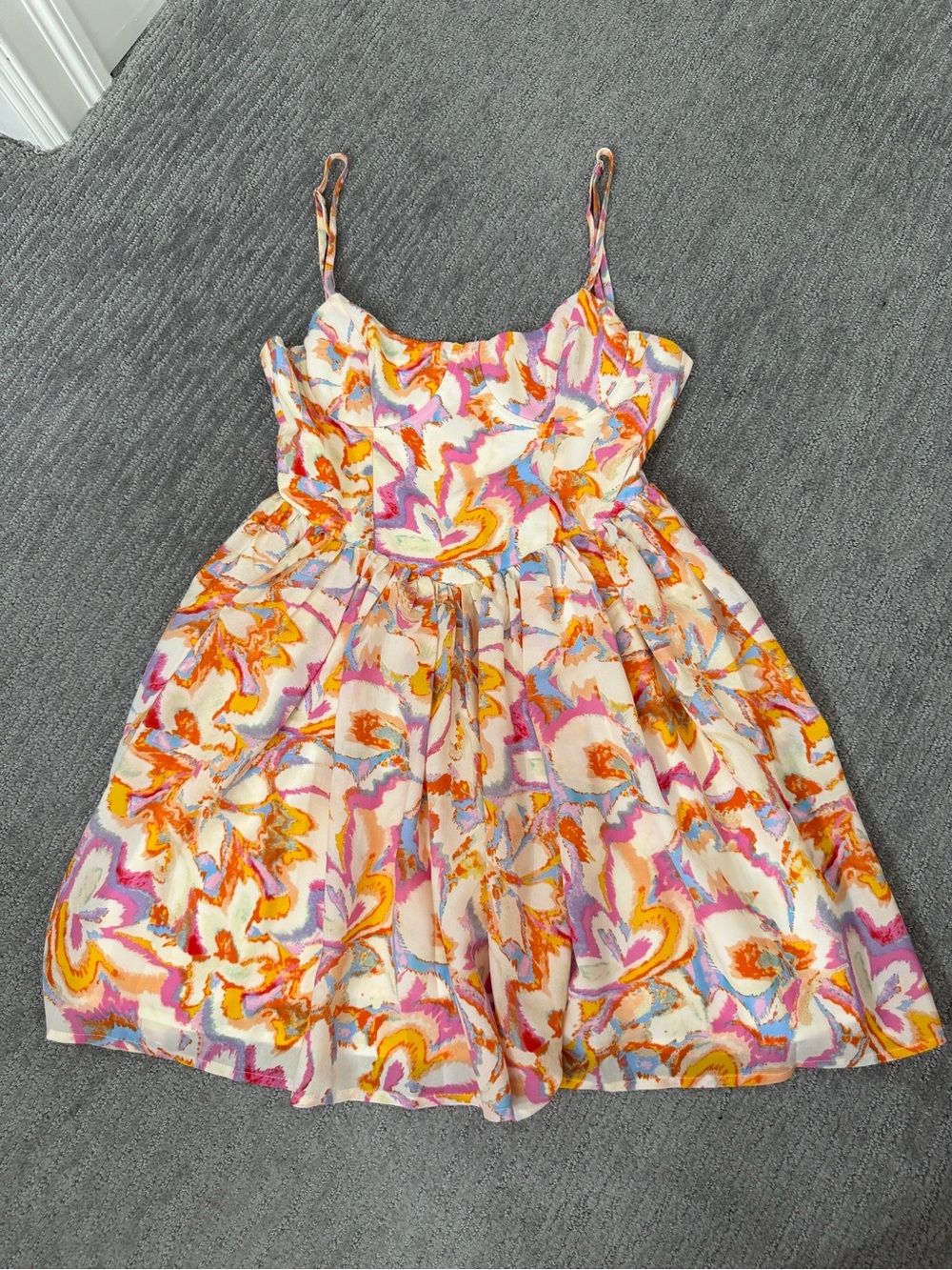NEW Hello Molly Dreaming in Color Mini Print Dress, Size XS - Picture 5 of 8